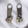 Zipper Earrings - Unique Handcrafted Design